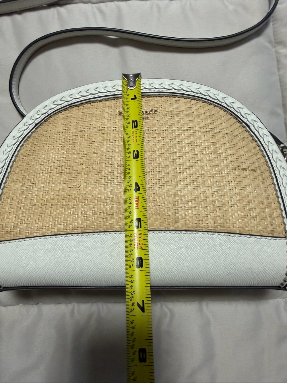Kate Spade New York Reiley Straw Dome Crossbody Bag - Picture 13 of 13
